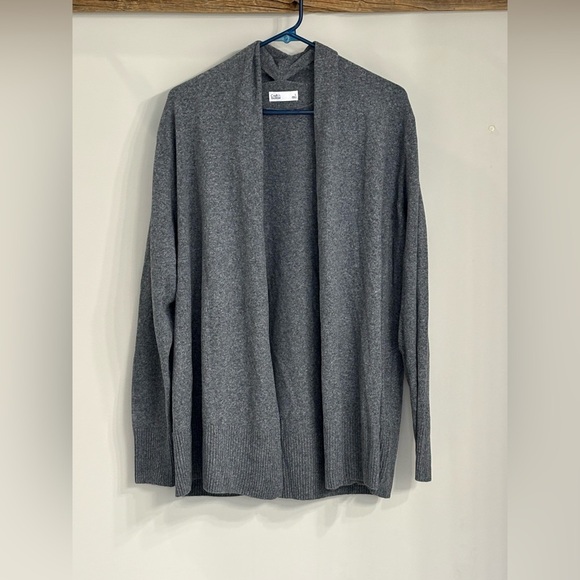 croft & barrow Sweaters - Croft & Barrow Charcoal Open Front Cardigan